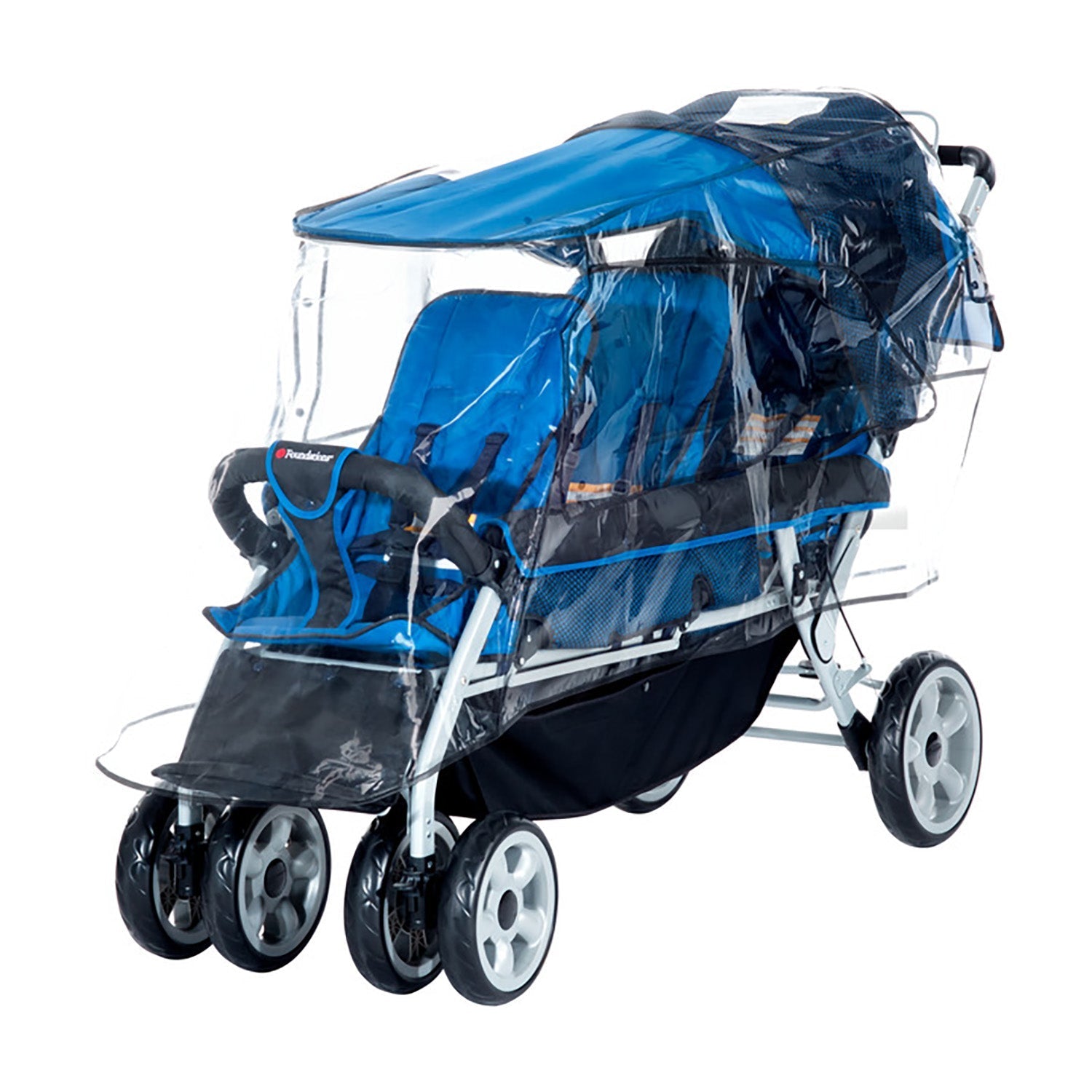 double stroller with rain cover Foundations LX3 Stroller Rain Cover