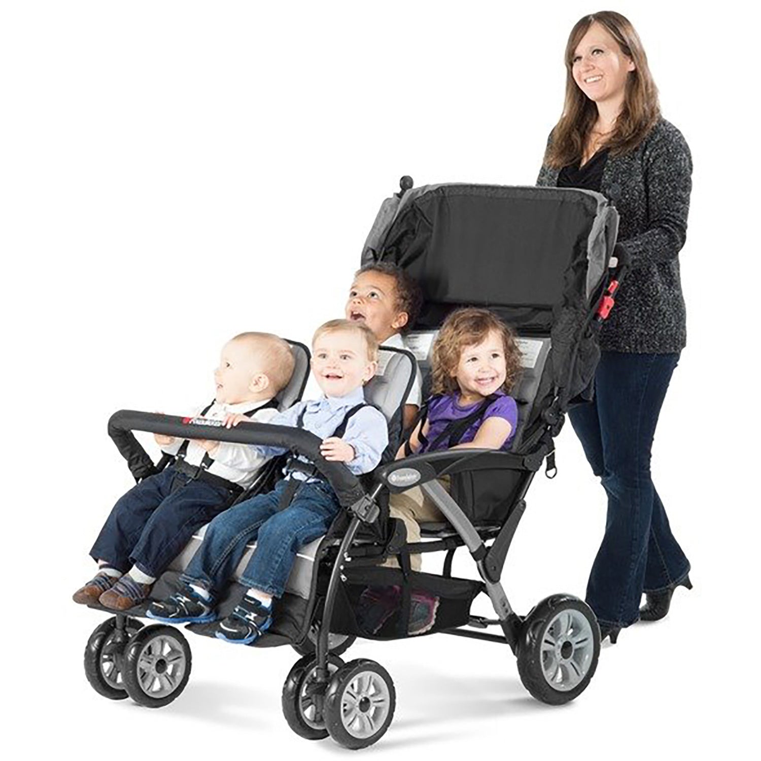 quad baby stroller Foundations Quad Sport 4-Passenger Stroller