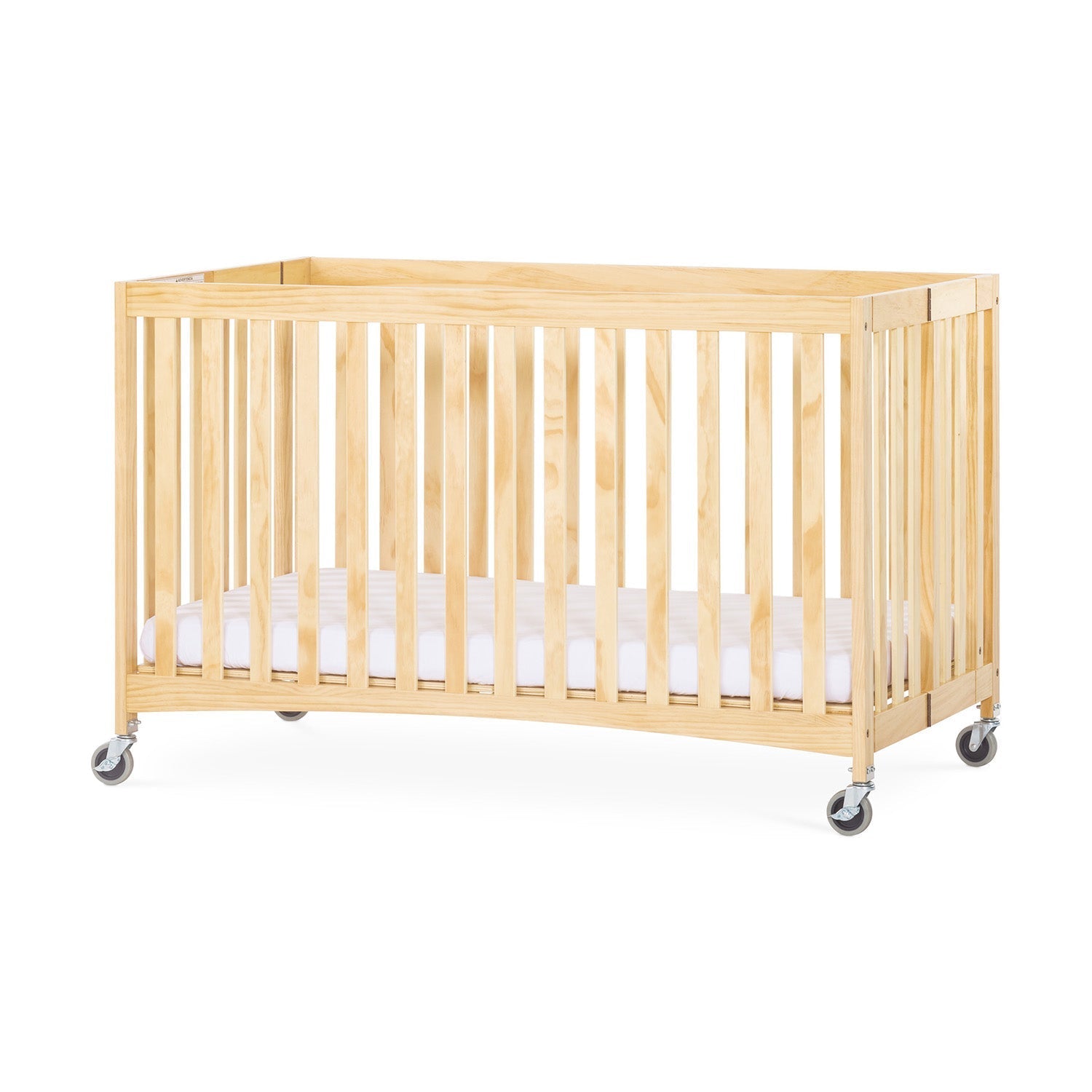 Folding wooden crib online