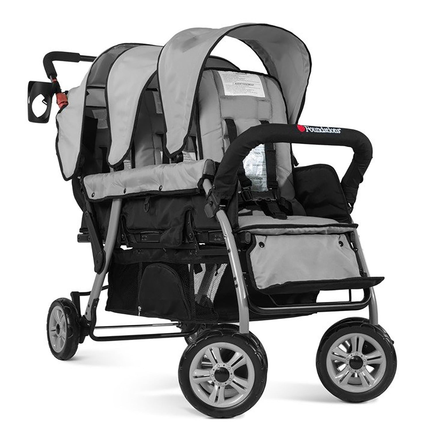 Foundations Trio Sport Triple Tandem Stroller