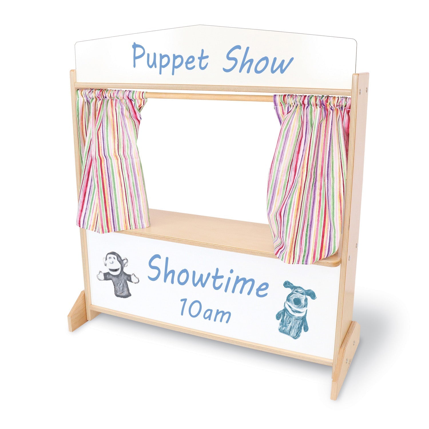 Wood Designs WD21651 Deluxe Puppet Theater with Marker Board, 48 x 47 x 6 (H x W x D)