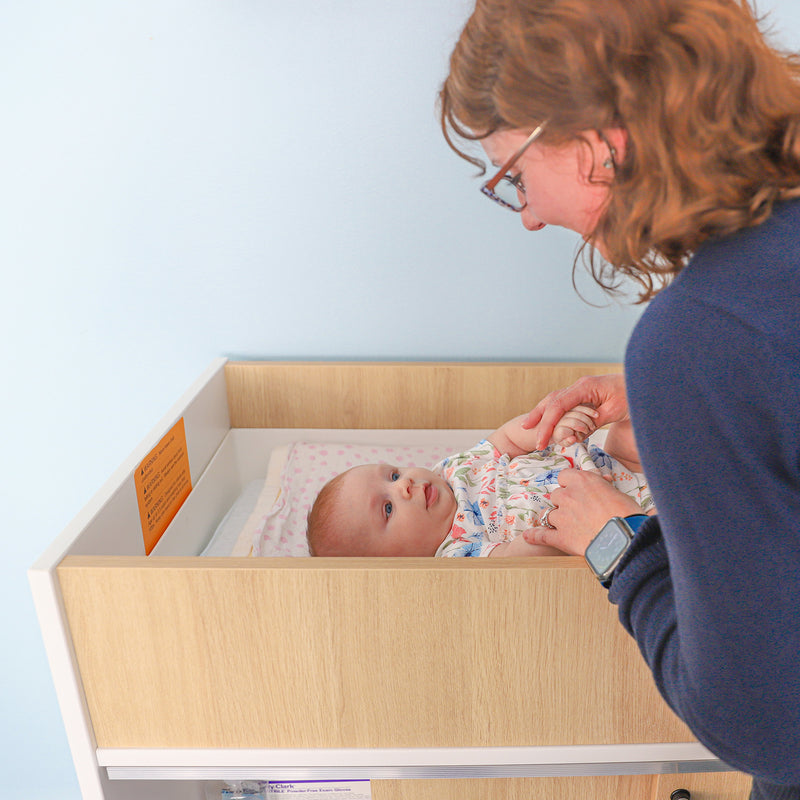 Whitney Brothers Elevated Infant Changing Cabinet