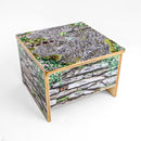 Whitney Brothers Nature View Small Stone Wall Bench 10H