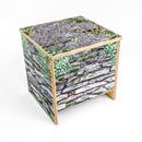 Whitney Brothers Nature View Small Stone Wall Bench 14H