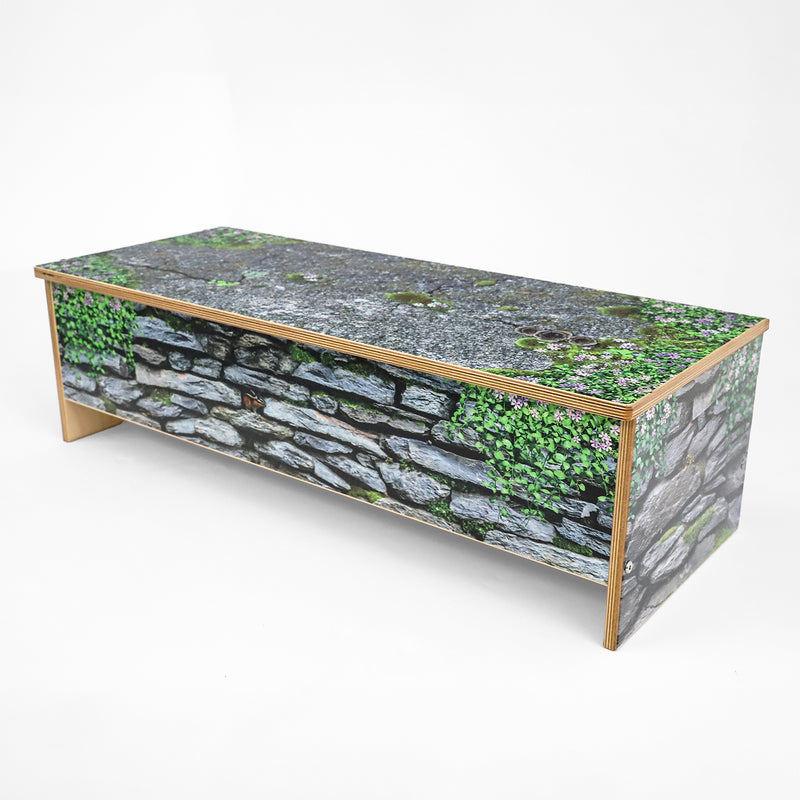 Whitney Brothers Nature View Stone Wall Bench 10H