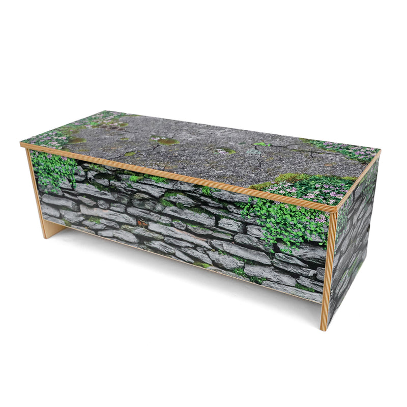 Whitney Brothers Nature View Stone Wall Bench 12H