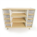 Whitney Brothers Elevated Combo Tray Storage Cabinet