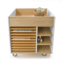 Whitney Brothers Elevated Art Supply Cart