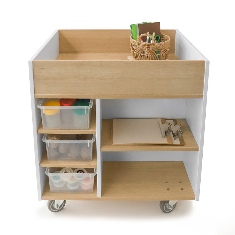 Whitney Brothers Elevated Art Supply Cart
