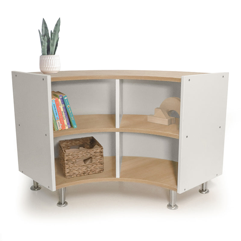 Whitney Brothers Elevated Curve Out Storage Cabinet 27H