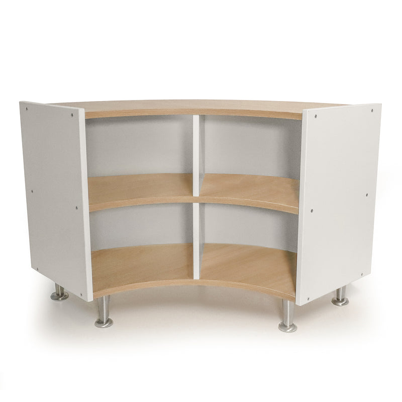 Whitney Brothers Elevated Curve Out Storage Cabinet 27H