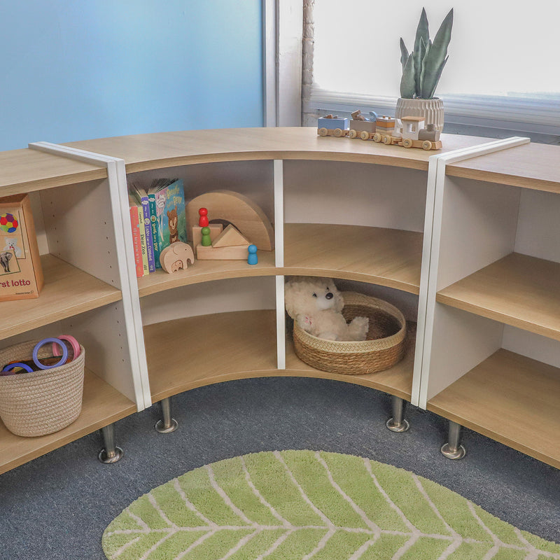 Whitney Brothers Elevated Curve Out Storage Cabinet 27H