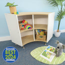 Whitney Brothers Elevated Curve Out Storage Cabinet 33H