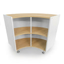 Whitney Brothers Elevated Curve Out Storage Cabinet 33H