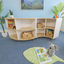 Whitney Brothers Elevated Curve Out Storage Cabinet 33H