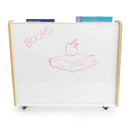 Whitney Brothers Elevated Mobile Book Display