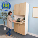 Whitney Brothers Elevated Workstation Cabinet