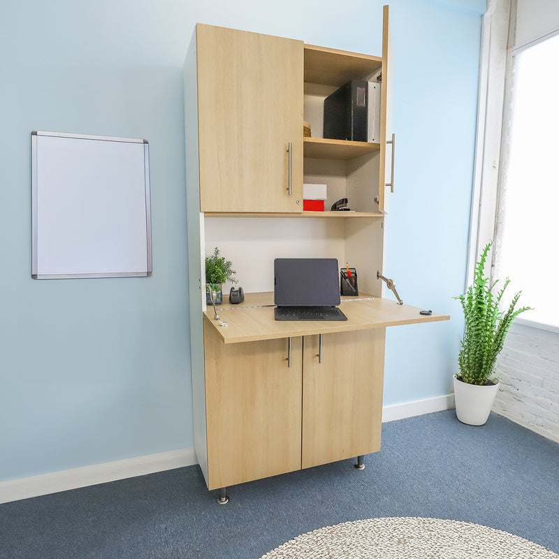 Whitney Brothers Elevated Workstation Cabinet