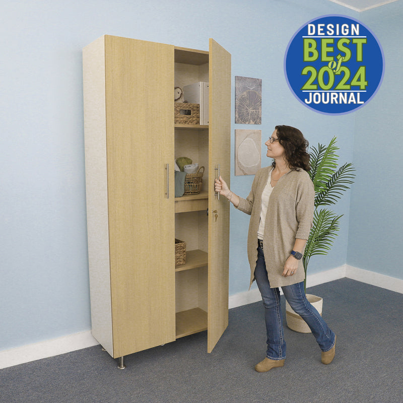 Whitney Brothers Elevated Tall And Wide Cabinet