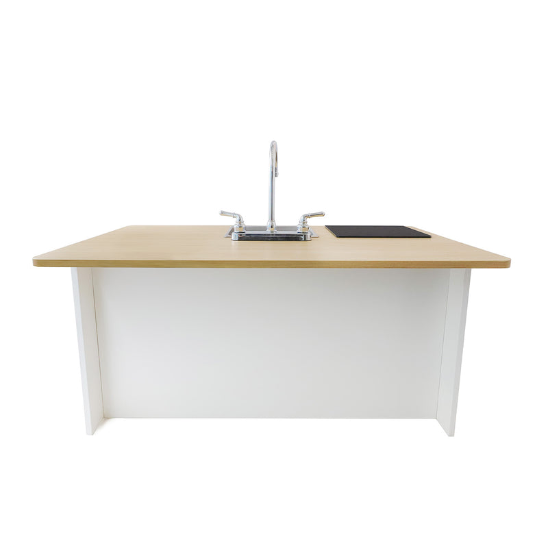 Whitney Brothers Elevated Kitchen Island Breakfast Bar