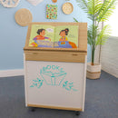 Whitney Brothers Elevated Mobile Big Book Holder