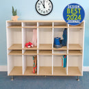 Whitney Brothers Elevated 10 Section Coat Locker