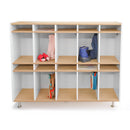 Whitney Brothers Elevated 10 Section Coat Locker