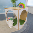 Whitney Brothers Elevated Play House Cube With Floor Mat