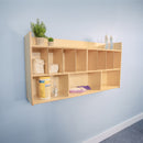 Whitney Brothers Wall Mounted Eight Cubby Diaper Cabinet