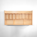 Whitney Brothers Wall Mounted Eight Cubby Diaper Cabinet