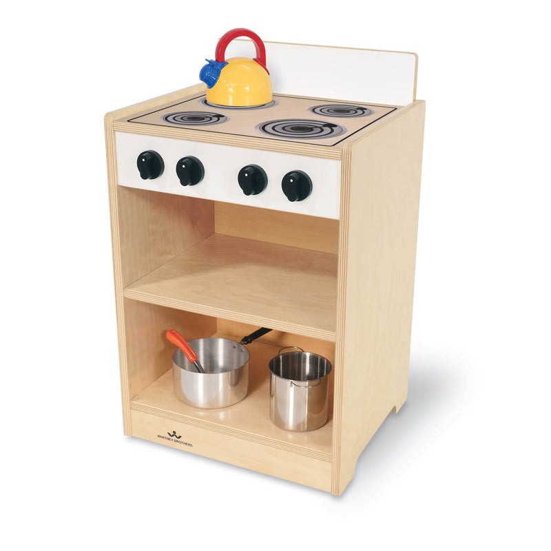 Whitney Brothers Let's Play Toddler Stove - White