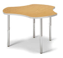 Berries Collaborative Hub Table - 44" X 47" - Maple/Gray