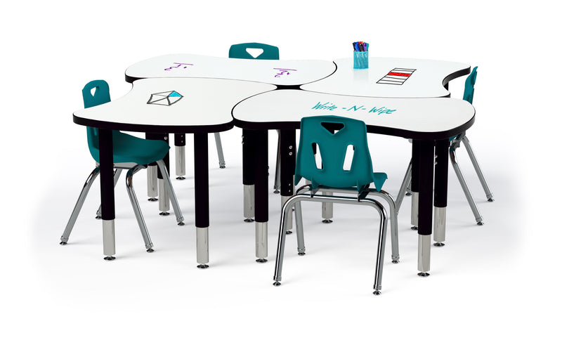 Berries Dry Erase Collaborative Bowtie Table