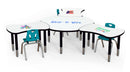 Berries Dry Erase Collaborative Hub Table