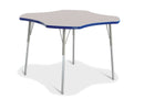 Berries Four Leaf Activity Table, A-height - Gray/Blue/Gray