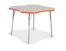 Berries Four Leaf Activity Table, A-height - Gray/Orange/Gray