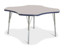Berries Four Leaf Activity Table, E-height - Gray/Navy/Gray