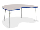Berries Kidney Activity Table - 48" X 72", A-height - Gray/Blue/Gray