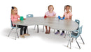 Berries Kidney Activity Table - 48" X 72", E-height - Driftwood Gray/Gray/Gray