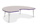 Berries Kidney Activity Table - 48" X 72", E-height - Gray/Purple/Gray