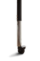 Berries Kidney Dry Erase Table - 72" x 48", Mobile - Write-n-Wipe/Black/Black