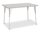 Berries Rectangle Activity Table - 30" X 48", A-height - Driftwood Gray/Gray/Gray