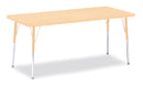 Berries Rectangle Activity Table - 30" X 72", A-height - Maple/Maple/Camel