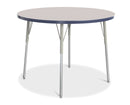 Berries Round Activity Table - 42" Diameter, A-height - Gray/Navy/Gray