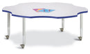 Berries Six Leaf Activity Table - 60", Mobile - Gray/Blue/Gray