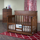 Child Craft Redmond 4-in-1 Convertible Baby Crib in Coach Cherry