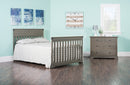 Child Craft Redmond 4-in-1 Convertible Baby Crib in Dapper Gray