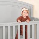 Child Craft Stella 4-in-1 Convertible Baby Crib in Gentle Gray