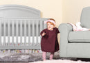 Child Craft Stella 4-in-1 Convertible Baby Crib in Gentle Gray
