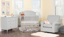 Child Craft Stella 4-in-1 Convertible Baby Crib in Gentle Gray